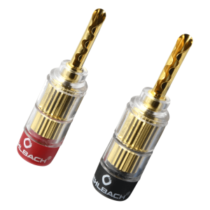 OEHLBACH Banana Tube 1.5mm² - 6mm² Επίχρυσο (3021) (Σετ 4 τεμάχια)