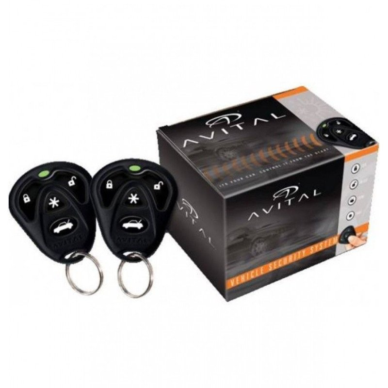 Avital 3100L Συναγερμός Αυτοκινήτου 1-way + 507M Αισθητήρας Κλίσης Αυτοκινήτου (Πακέτο)