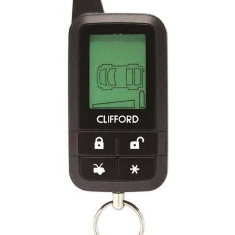 Clifford 7345X Ανταλλακτικό Τηλεχειριστήριο Συναγερμού Αυτοκινήτου LCD 434MHz (Τεμάχιο)