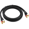 Oehlbach Audio Link Διπλό RCA 0.50m (Τεμάχιο)