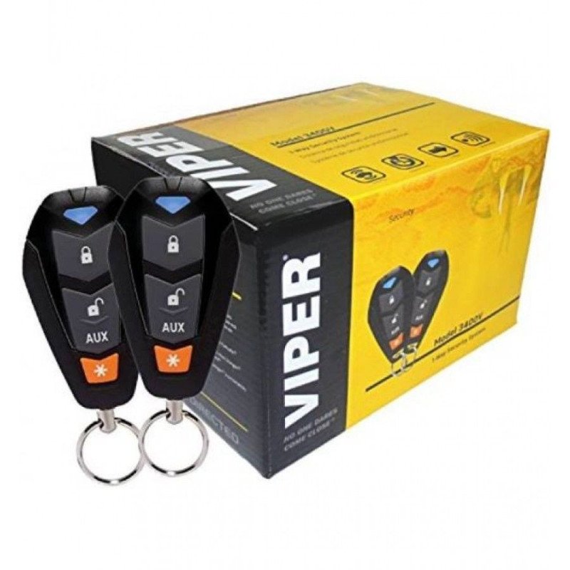 Viper 3400V Max Ολοκληρωμένο Πακέτο Συναγερμού Αυτοκινήτου 1-way (Σετ)