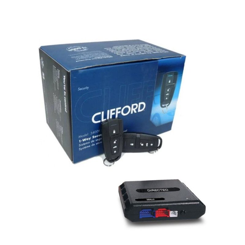 Clifford 3400X-CANBUS Συναγερμός Αυτοκινήτου CANBUS με 2 χειριστήρια
