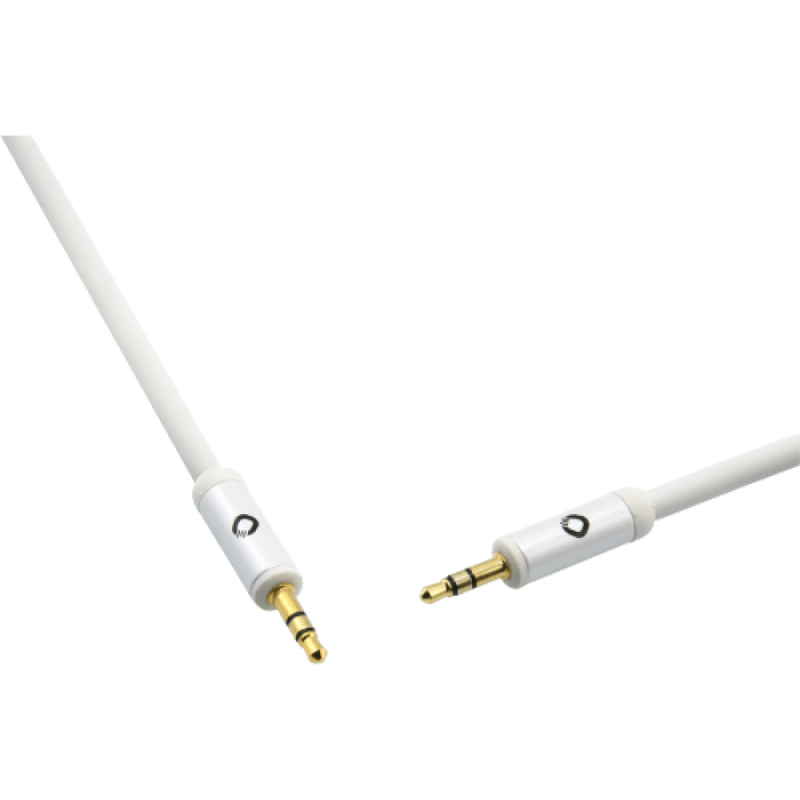 Oehlbach i-Connect J  Καλώδιο ήχου 3.5mm Jack - 3.5mm Jack 1.5m White (Τεμάχιο)