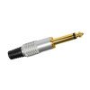 Qtx 750.165UK Επιχρυσωμένο Βύσμα Jack 6.3mm (Τεμάχιο)