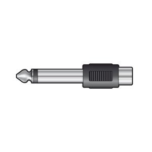 Qtx 756.019UK Αντάπτορας RCA Phono Υποδοχή – 6.3mm Mono Jack Βύσμα (Τεμάχιο) Qtx 756.019UK Αντάπτορας RCA Phono Υποδοχή – 6.3mm Mono Jack Βύσμα (Τεμάχιο)