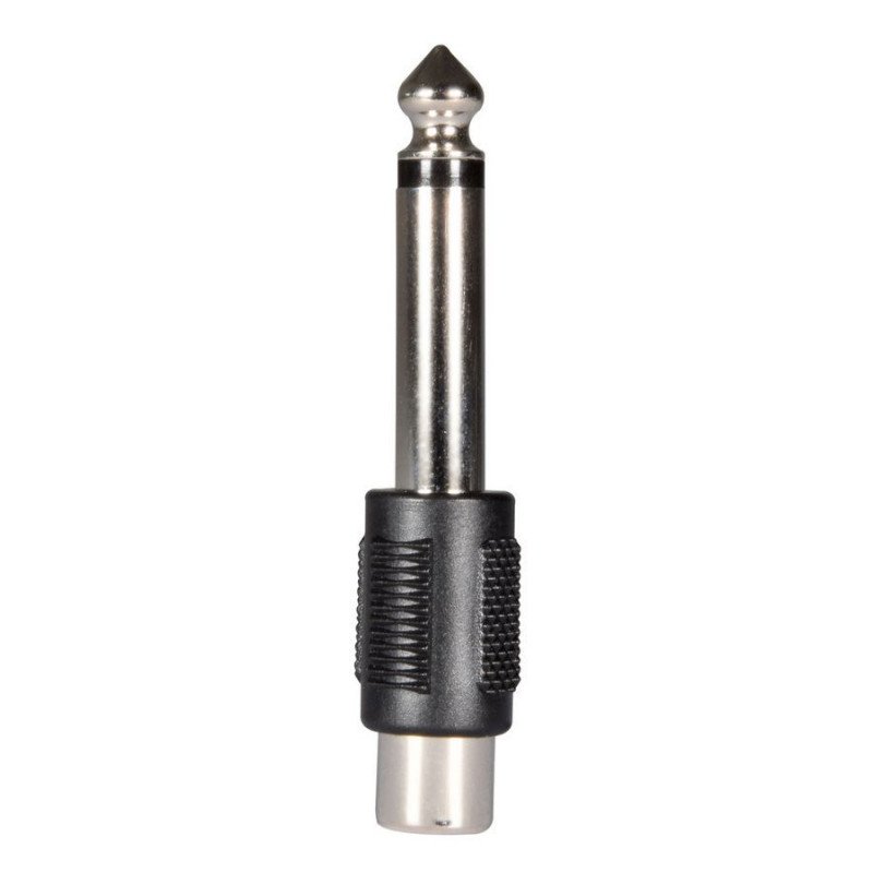 Qtx 756.019UK Αντάπτορας RCA Phono Υποδοχή – 6.3mm Mono Jack Βύσμα (Τεμάχιο)