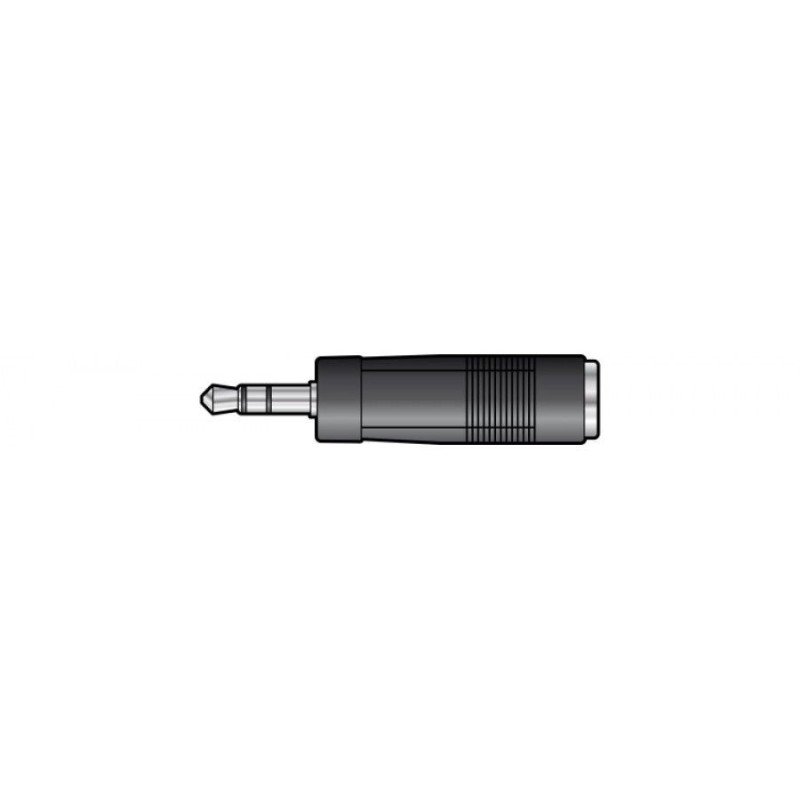 Qtx 759.002UK Αντάπτορας 6.3mm Stereo Jack – 3.5mm Stereo Jack (Τεμάχιο)