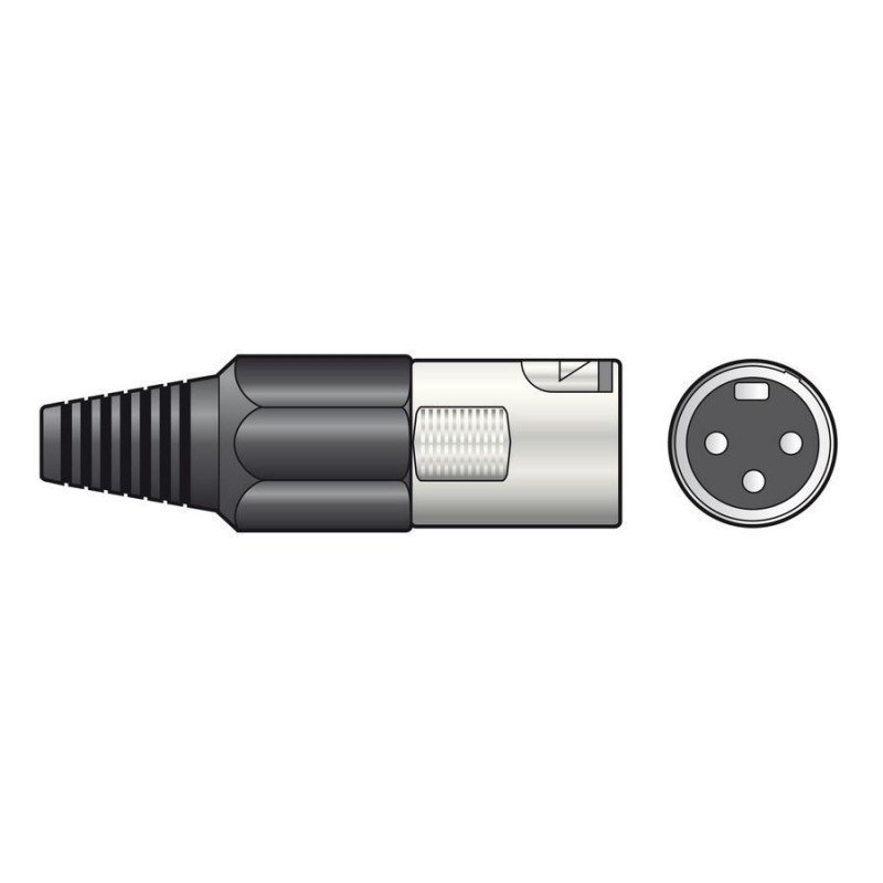 Qtx 761.627UK Υποδοχές XLR 3 ακίδων (Τεμάχιο)