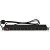 Adastra 1U-PDU-10C13 Rackmount Διανομής Ισχύος 8-Gang (Τεμάχιο)