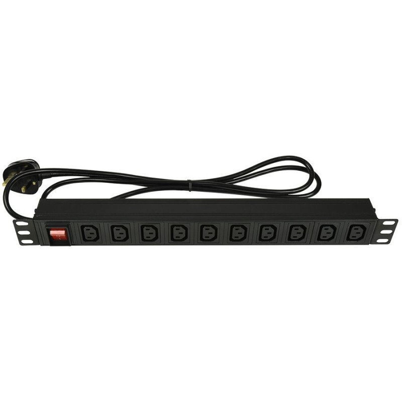 Adastra 1U-PDU-10C13 Rackmount Διανομής Ισχύος 8-Gang (Τεμάχιο)