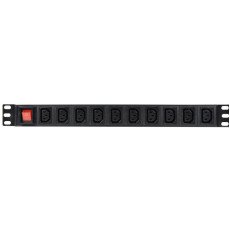 Adastra 1U-PDU-10C13 Rackmount Διανομής Ισχύος 8-Gang (Τεμάχιο)
