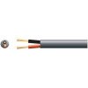 Mercury 801.818UK Καλώδιο Ηχείων 2 x 1.15mm² Διπλής Μόνωσης 100V Line Εξωτερικού Χώρου 100m Black