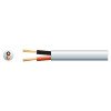 Mercury 801.817UK-1 Καλώδιο Ηχείων Διπλής Μόνωσης 100V Line Εξωτερικού Χώρου 2x1.15mm White (Ανά Μέτρο)