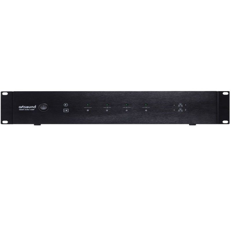 ArtSound SMART ZONE 4 AMP Ενισχυτής Streamer 2 x 60 W RMS (8 Ω) 2 x 105 W RMS (4 Ω) Μαύρο (Τεμάχιο)
