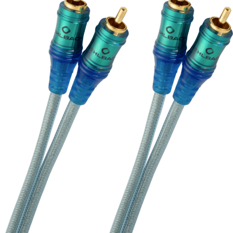 Oehlbach NF Ice Blue Καλώδιο Ήχου Interconnect 2 x RCA - 2 x RCA 5m (Τεμάχιο)