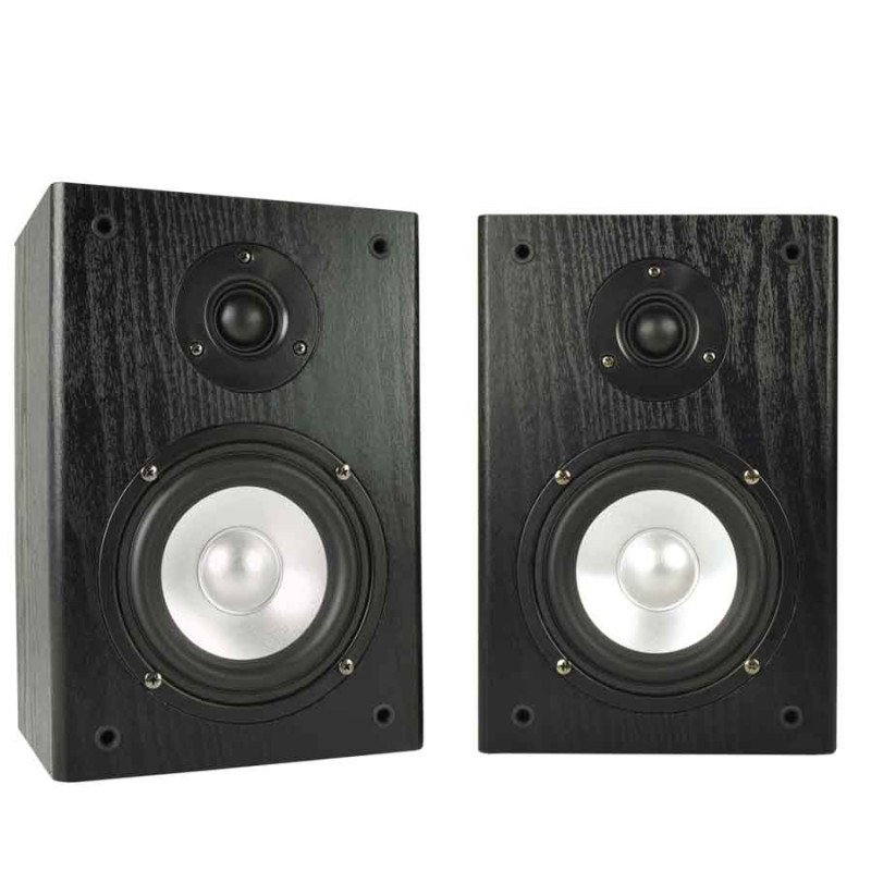 Adastra AB-5 Ηχεία Βιβλιοθήκης 5.25'' 2 Δρόμων 50W RMS Μαύρα (Ζεύγος)