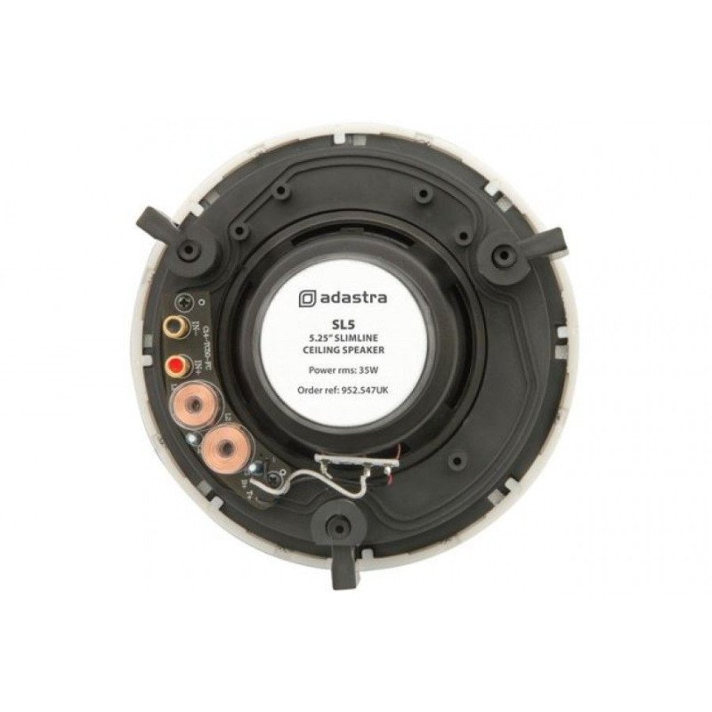 Adastra SL5 Χωνευτό Ηχείο Οροφής 5.25'' 35W RMS Λευκό (Ζεύγος)
