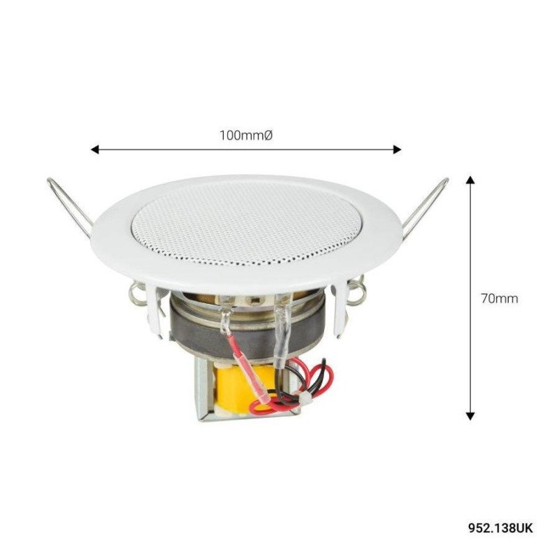 Adastra EC36V Ηχείο Οροφής Μπάνιου 3" 100V (Τεμάχιο)