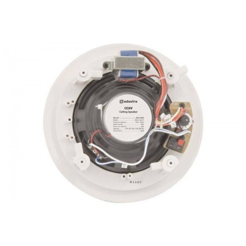 Adastra CC6V Χωνευτό Ηχείο Οροφής 6.5" 50W RMS Λευκό (Τεμάχιο)