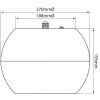 Adastra PS65-B Κρεμαστό Ηχείο Οροφής 6.5" 30W RMS Μαύρο (Τεμάχιο)