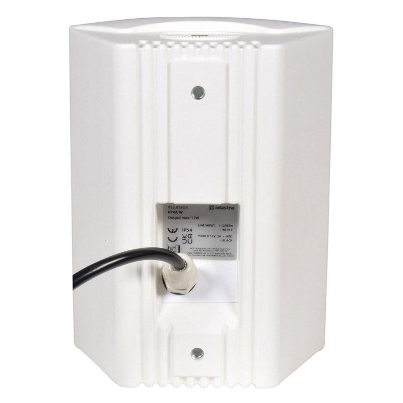 Adastra BP4A-W Αδιάβροχο Ενεργό Ηχείο 2 Δρόμων 12W 4" Λευκό (Τεμάχιο)