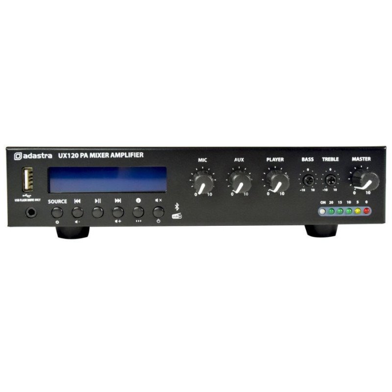 Adastra UX120 Μίκτης-Ενισχυτής 100V 120W RMS (Τεμάχιο)