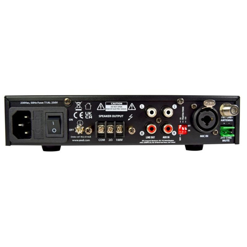 Adastra UX120 Μίκτης-Ενισχυτής 100V 120W RMS (Τεμάχιο)