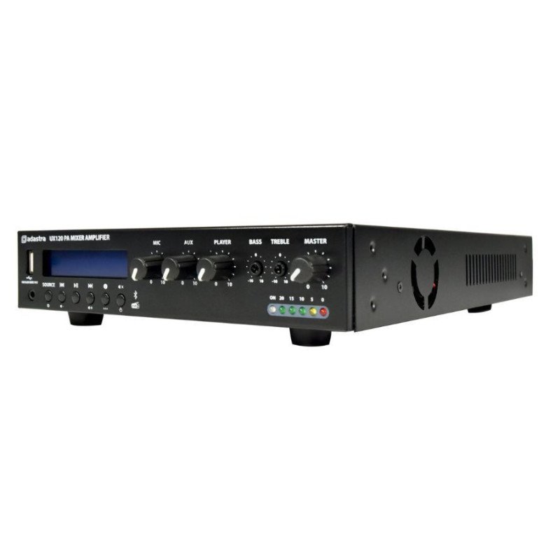Adastra UX120 Μίκτης-Ενισχυτής 100V 120W RMS (Τεμάχιο)