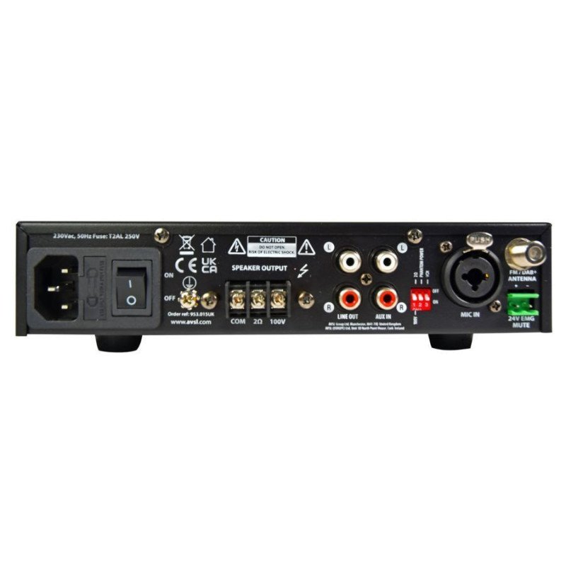 Adastra UX240 Μίκτης-Ενισχυτής 100V 240W RMS (Τεμάχιο)