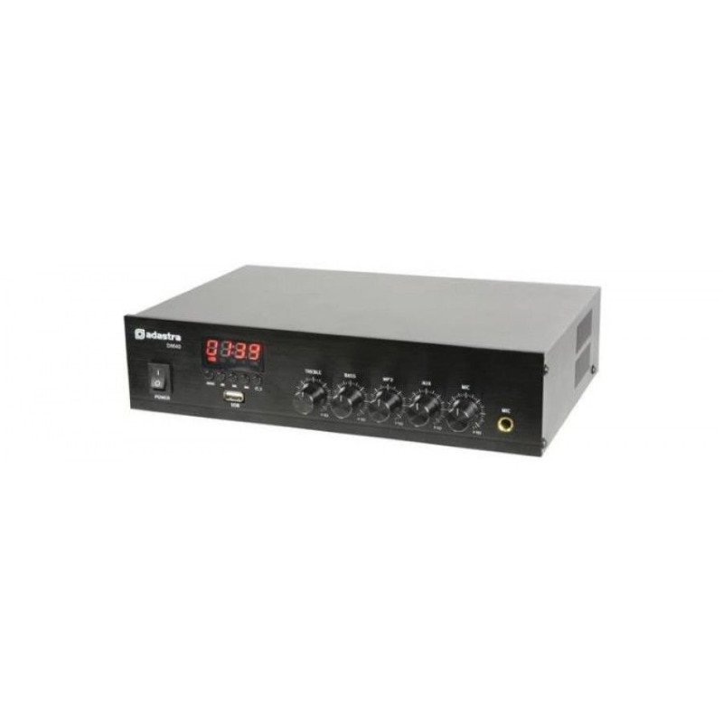 Adastra DM40 Ενισχυτής 100V με USB/FM και Bluetooth 40W (Τεμάχιο)