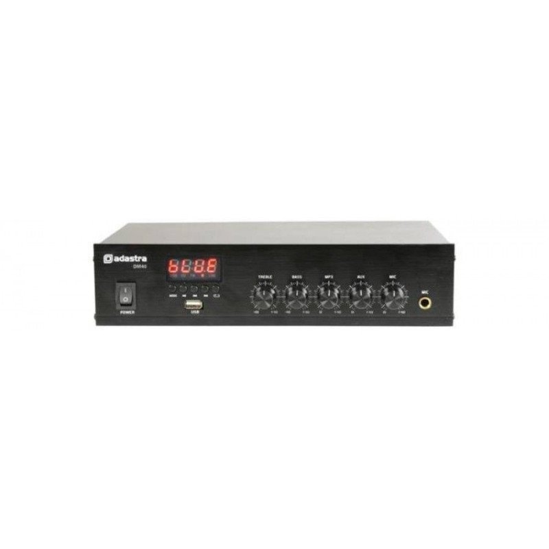 Adastra DM40 Ενισχυτής 100V με USB/FM και Bluetooth 40W (Τεμάχιο)