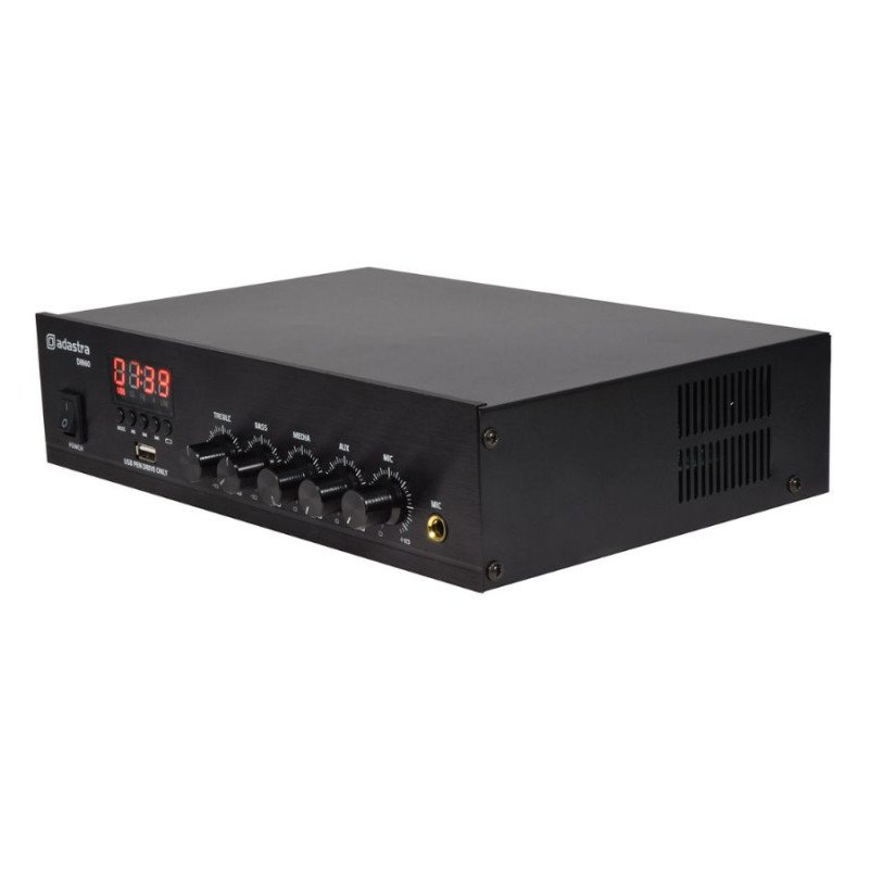 Adastra DM60 Μίκτης-Ενισχυτής 100V με USB/FM και Bluetooth 60W RMS (Τεμάχιο)