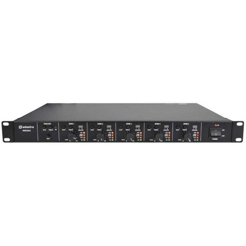 Adastra RMS605 Τελικός Ενισχυτής 5 Καναλιών 5x60W RMS (Τεμάχιο)