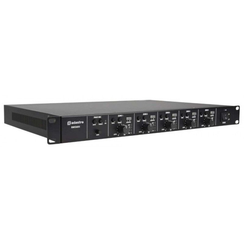 Adastra RMS605 Τελικός Ενισχυτής 5 Καναλιών 5x60W RMS (Τεμάχιο)