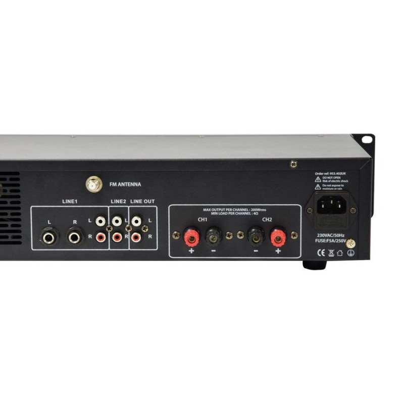 Adastra A2 Στερεοφωνικός Ενισχυτής 2 x 200W RMS (Τεμάχιο)