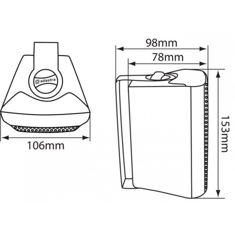 Adastra BC3V-W Επιτοίχιο Ηχείο 3" 30W RMS Λευκό (Τεμάχιο)