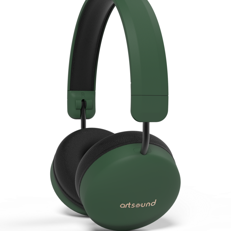 ArtSound BRAINWAVE05 Αδιάβροχα Ασύρματα On-Ear Ακουστικά Green (Τεμάχιο)