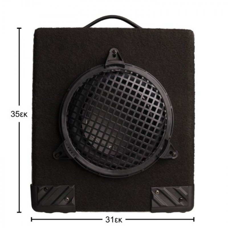 Polk Audio DB842PRO Subwoofer 8" με Καμπίνα 250W RMS (Χερούλι, Βάσεις, Μεταλλική Γρίλια)   (Σετ)
