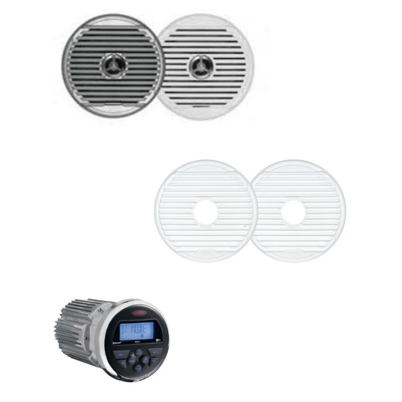 Jensen CPMX150WH Ολοκληρωμένο Πακέτο Πηγής με Bluetooth & Ηχείων & Γρίλιων Λευκό (Σετ) Jensen CPMX150WH Ολοκληρωμένο Πακέτο Πηγής με Bluetooth & Ηχείων & Γρίλιων Λευκό (Σετ)