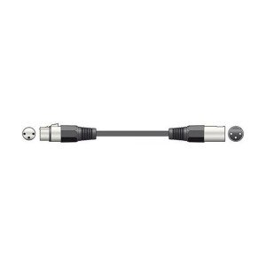 Qtx 190.083UK Καλώδιο σύνδεσης XLR θηλυκό - XLR αρσενικό 12m (Τεμάχιο)