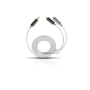OEHLBACH MP3! Καλώδιο Y Mobile audio 3.5mm jack - 2xRCA phono 2m White (Τεμάχιο)