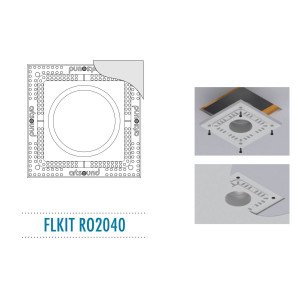 ArtSound FLKIT RO2040 Εντοιχιζόμενο Κιτ Στήριξης για το RO2040 280 x 280 x 14mm (Τεμάχιο)