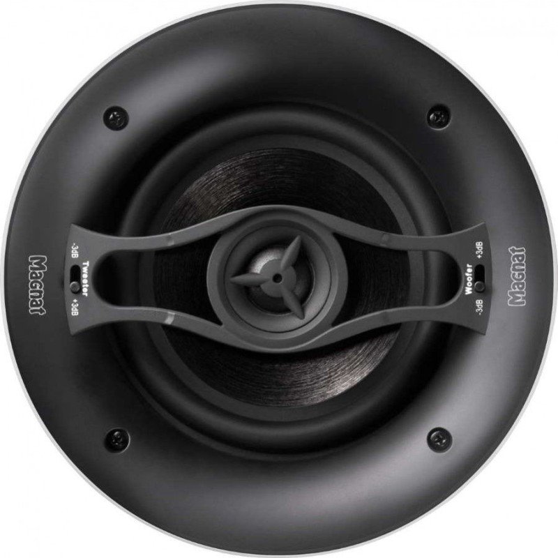 Magnat QUANTUM Series Interior ICQ 82 Χωνευτό Ηχείο Οροφής Λευκής Γρίλιας 8'' 120W RMS Μαύρο (Τεμάχιο)