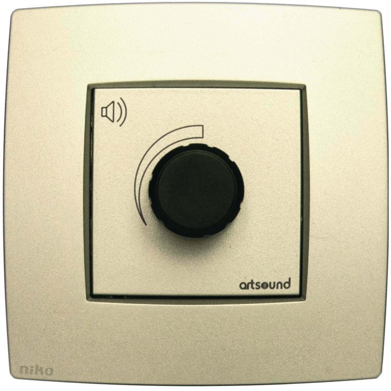 ArtSound N-VOL100V-100 Ρυθμιστής Έντασης "Niko" 40W με Ρελέ Cream (Τεμάχιο)