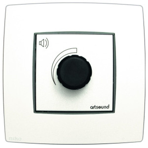 ArtSound N-VOL100V-101 Ρυθμιστής Έντασης "Niko" 40W με Ρελέ White (Τεμάχιο)