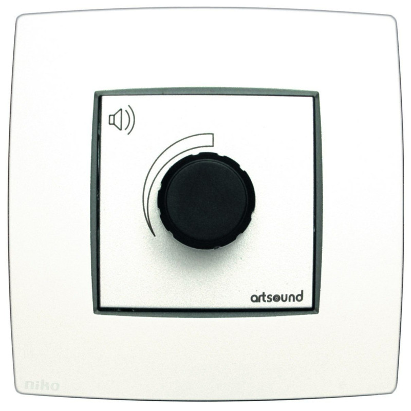 ArtSound N-VOL100V-101 Ρυθμιστής Έντασης "Niko" 40W με Ρελέ White (Τεμάχιο)