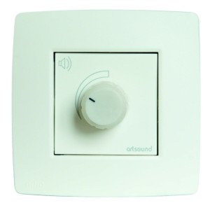 ArtSound N-VOLST-101 Stereo Ρυθμιστής Έντασης "Niko" 2 x 40 με Ρελέ White (Τεμάχιο)