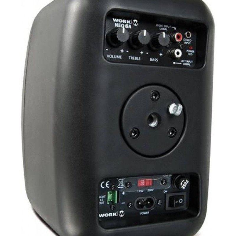 Work NEO 6A Black ΕΝΕΡΓΟ ΗΧΕΙΟ 2 ΔΡΟΜΩΝ, 2X30W, 6.5''+1'' TW (Ζεύγος)
