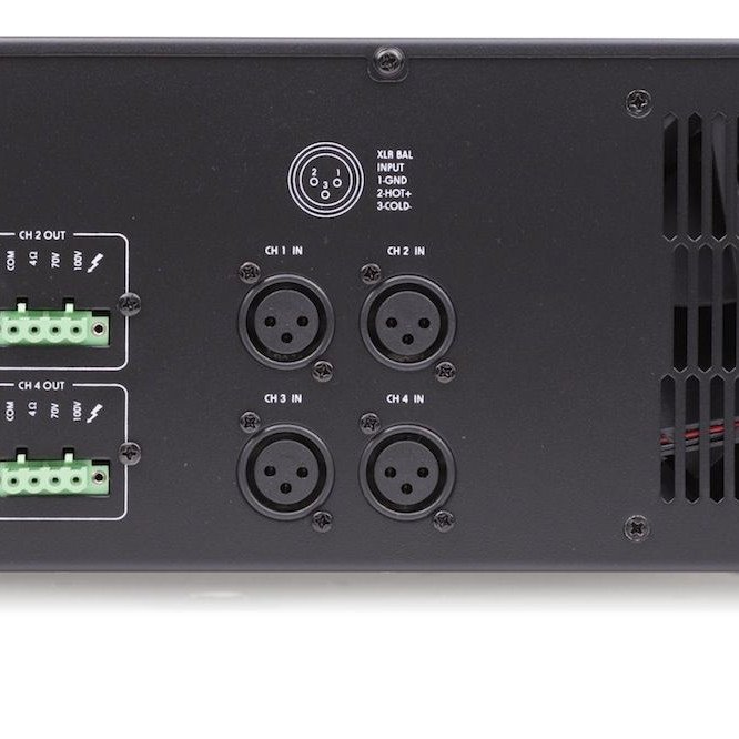 ArtSound PR-4240 Ενισχυτής Ισχύος 100V 4x 240W XLR 3U