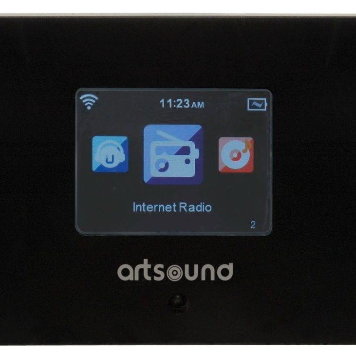 ArtSound RI60 Διαδικτυακό Ραδιόφωνο Μαύρο (Τεμάχιο)